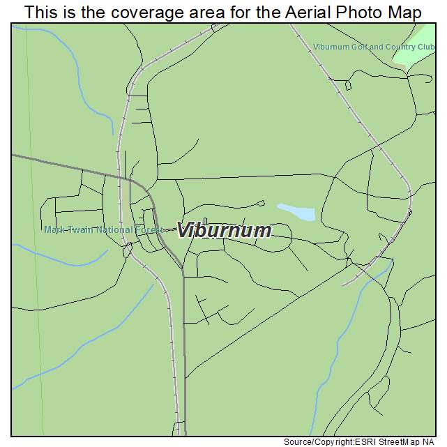 Viburnum, MO location map 