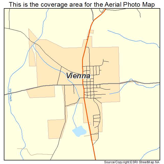 Vienna, MO location map 