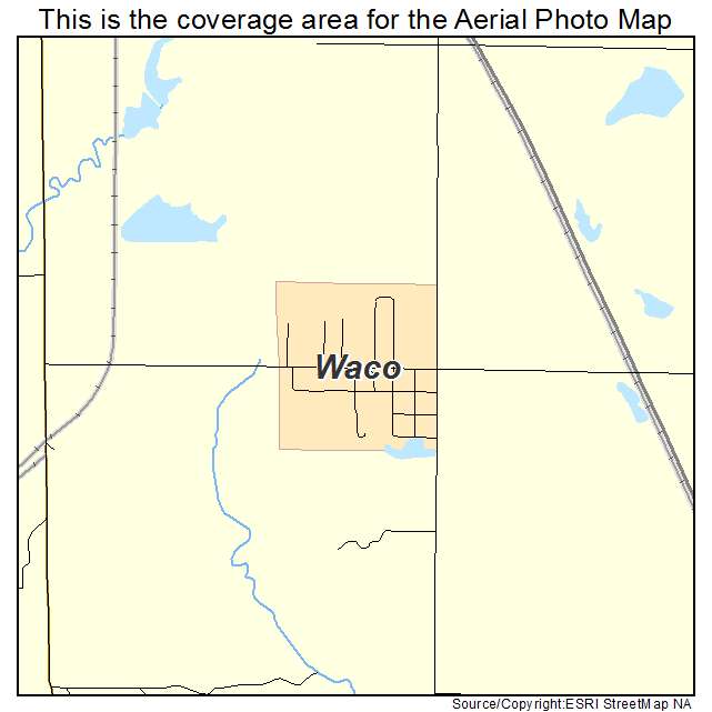 Waco, MO location map 