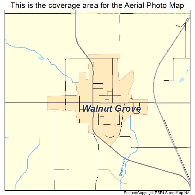 Walnut Grove, MO location map 