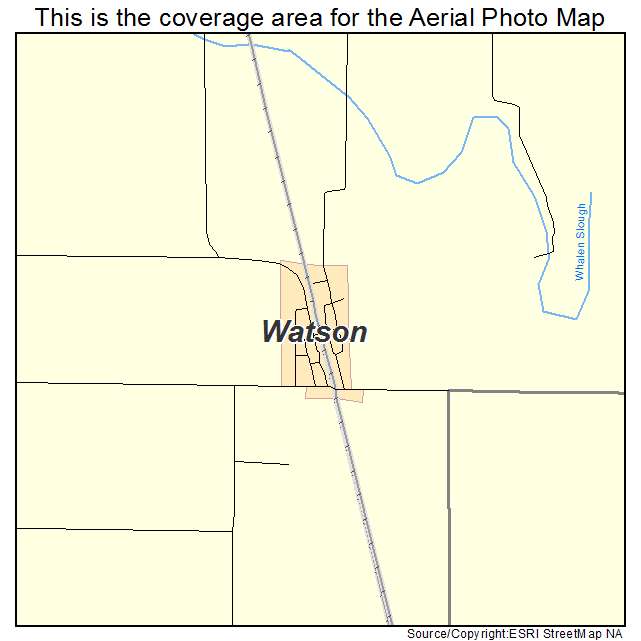 Watson, MO location map 