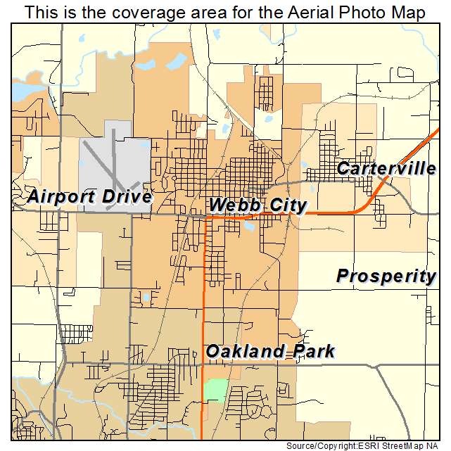 Webb City, MO location map 
