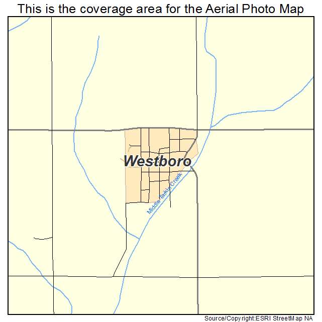 Westboro, MO location map 