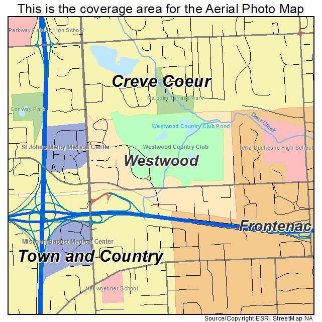 Westwood, MO location map 