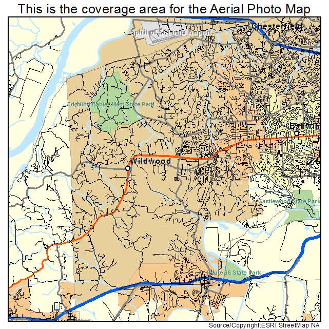 Wildwood, MO location map 