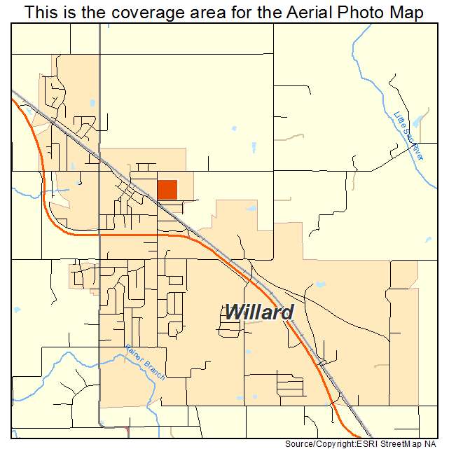 Willard, MO location map 