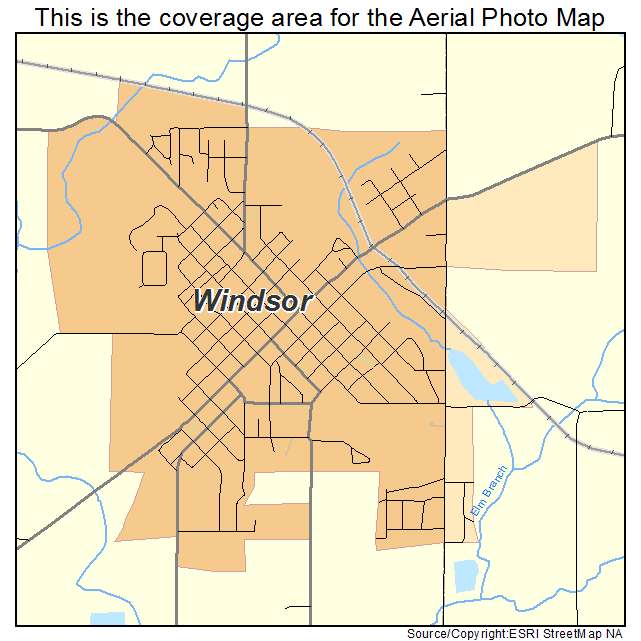 Windsor, MO location map 