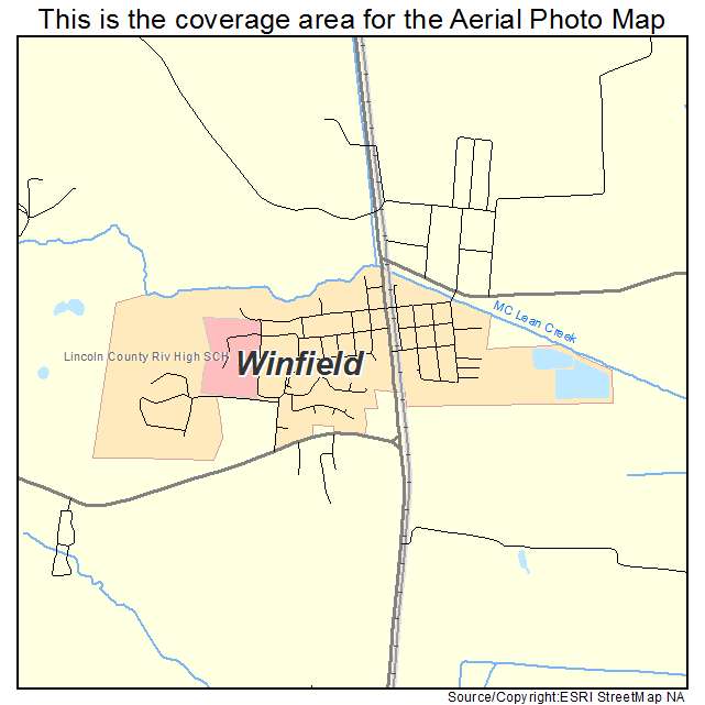 Winfield, MO location map 