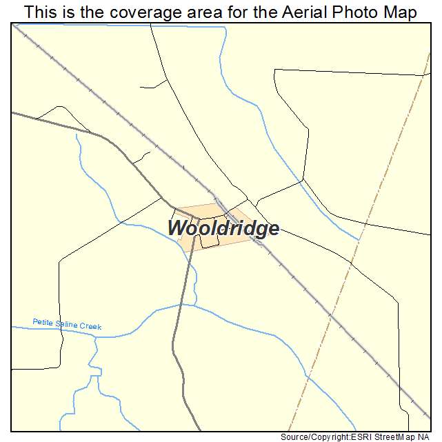 Wooldridge, MO location map 