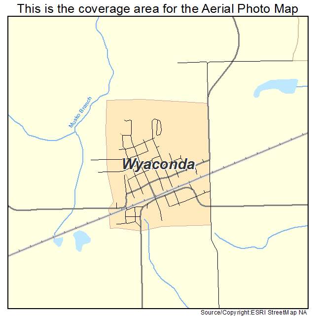 Wyaconda, MO location map 