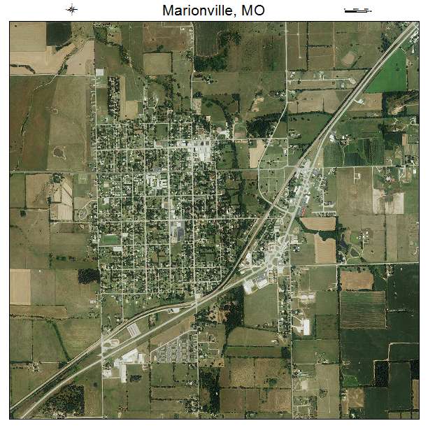 Marionville, MO air photo map
