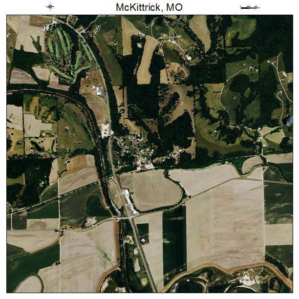 McKittrick, MO air photo map