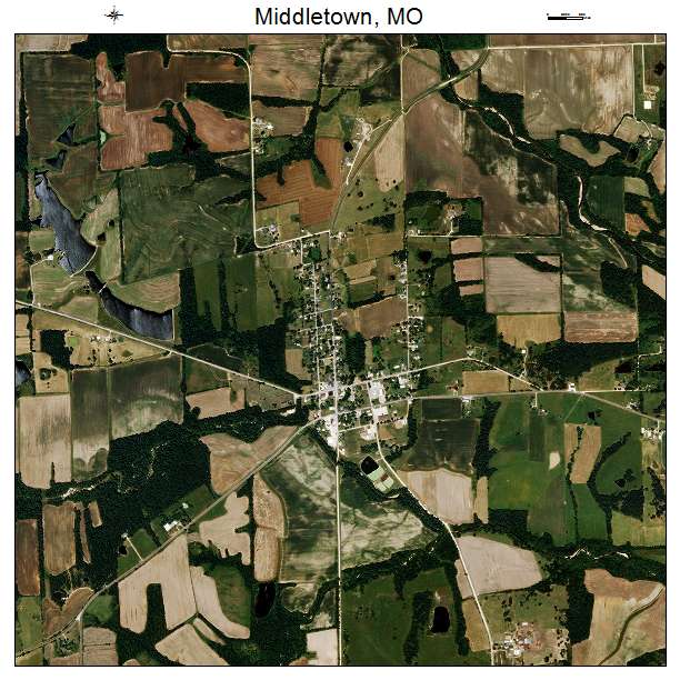 Middletown, MO air photo map