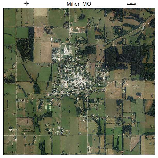 Miller, MO air photo map