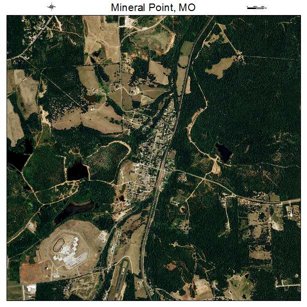 Mineral Point, MO air photo map