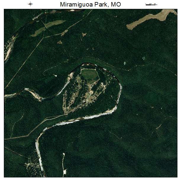 Miramiguoa Park, MO air photo map