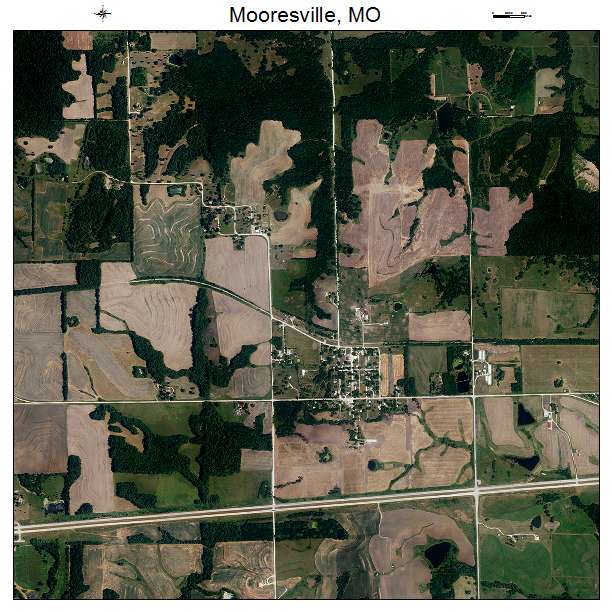 Mooresville, MO air photo map