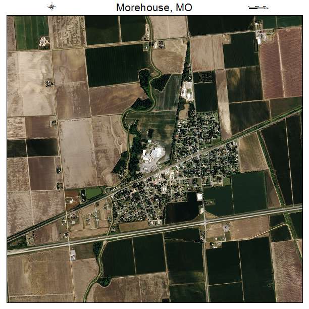 Morehouse, MO air photo map
