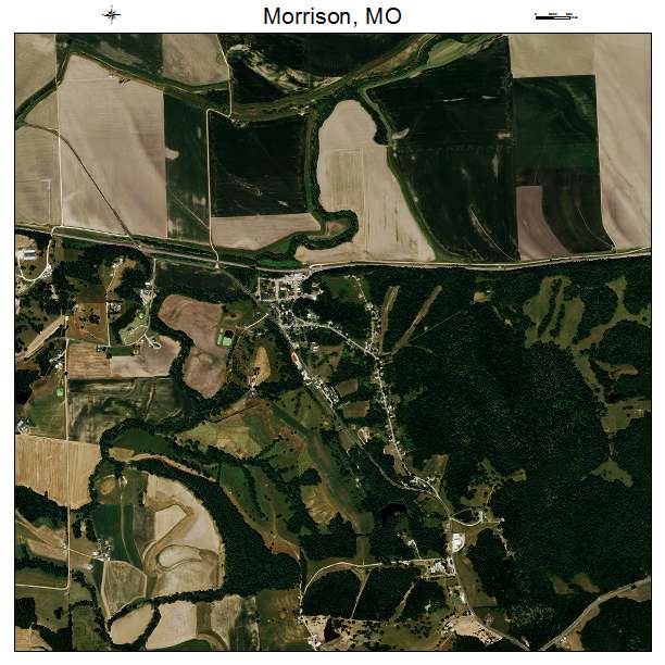 Morrison, MO air photo map