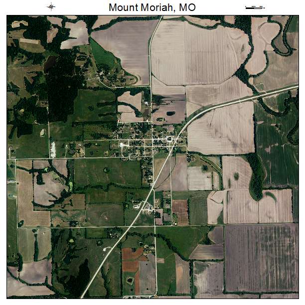 Mount Moriah, MO air photo map