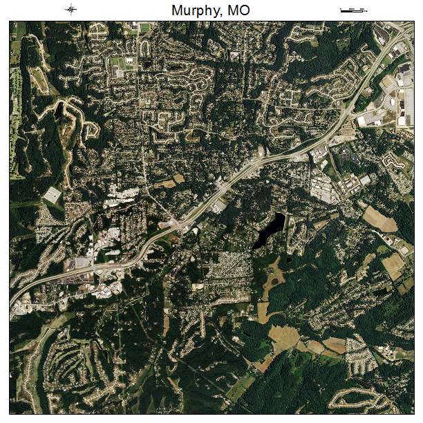 Murphy, MO air photo map