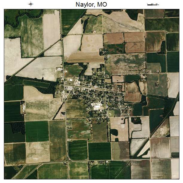 Naylor, MO air photo map
