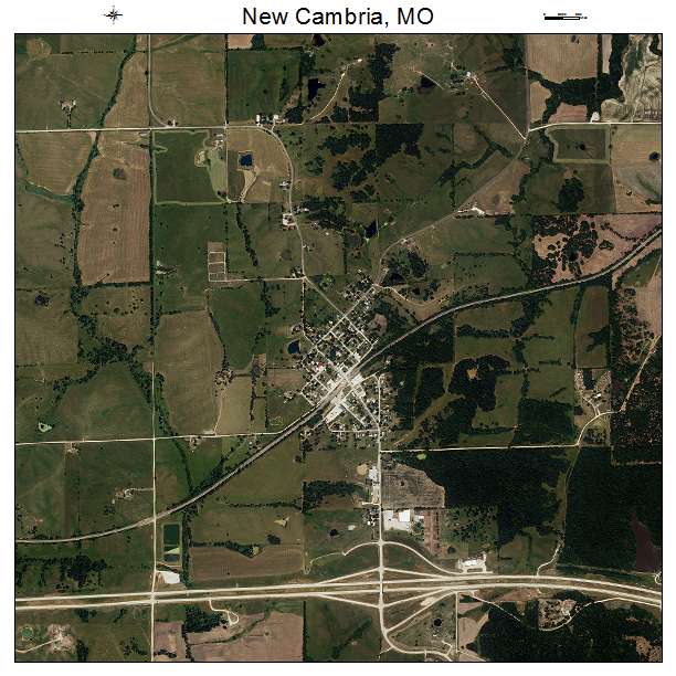 New Cambria, MO air photo map