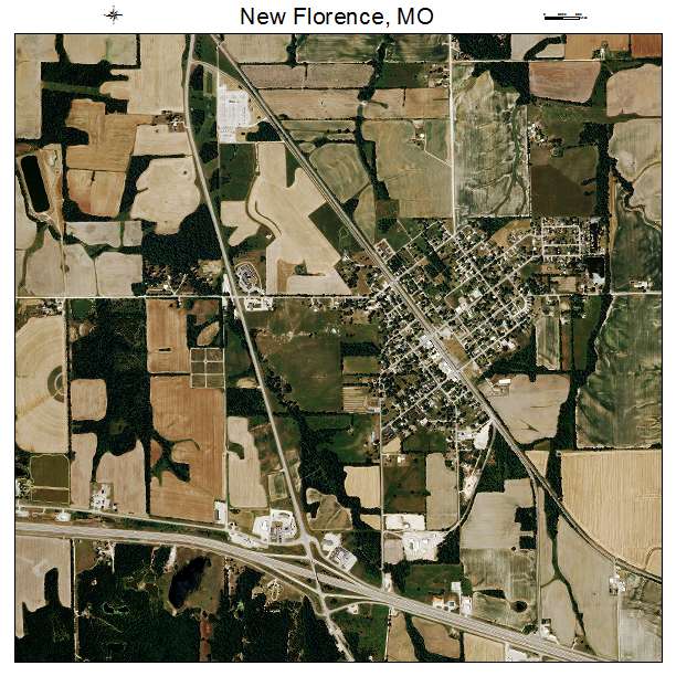 New Florence, MO air photo map
