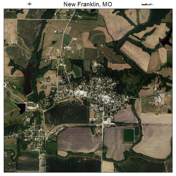 New Franklin, MO air photo map