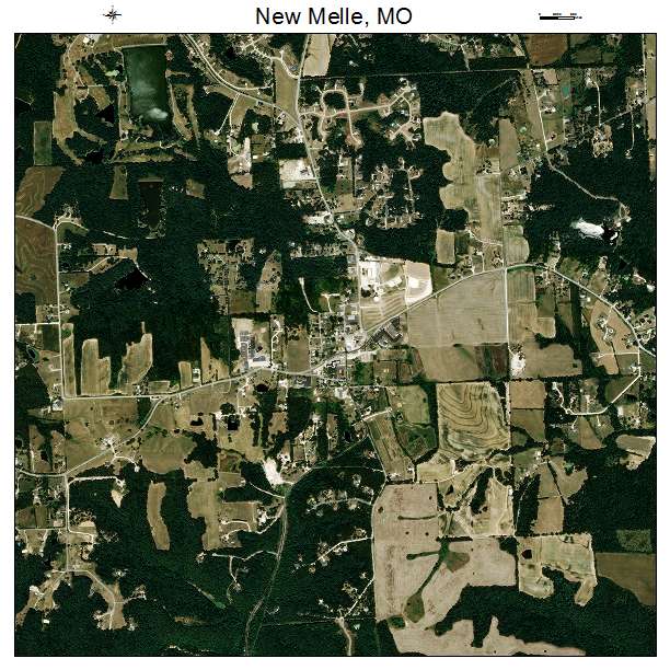 New Melle, MO air photo map