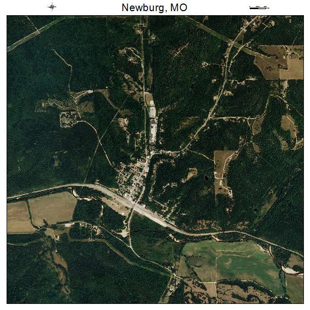 Newburg, MO air photo map