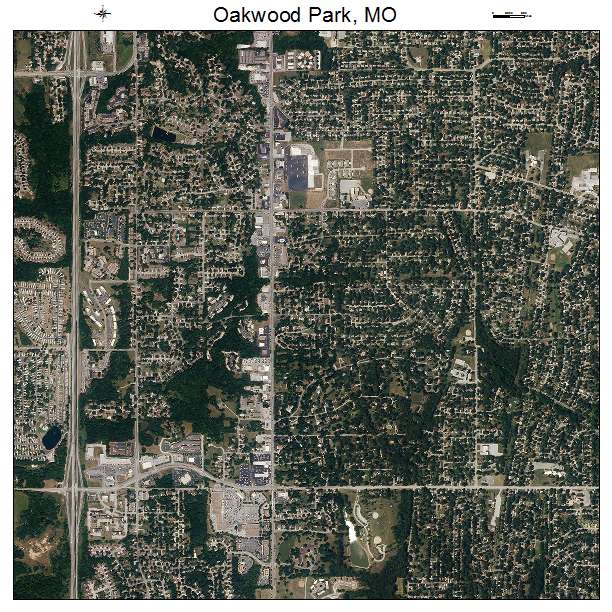 Oakwood Park, MO air photo map