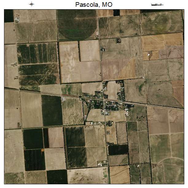Pascola, MO air photo map