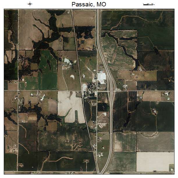 Passaic, MO air photo map