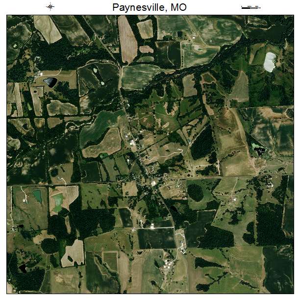 Paynesville, MO air photo map