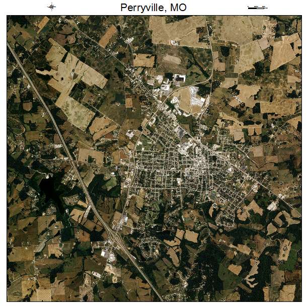 Perryville, MO air photo map