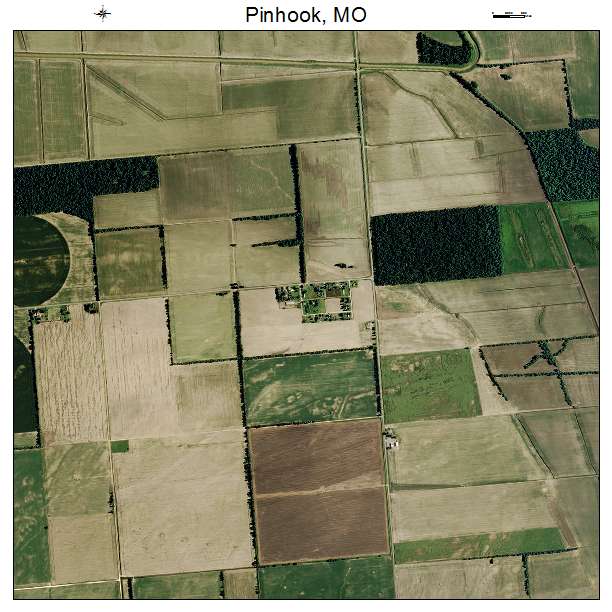 Pinhook, MO air photo map