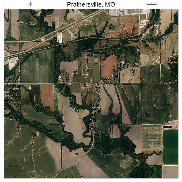 Prathersville, MO air photo map