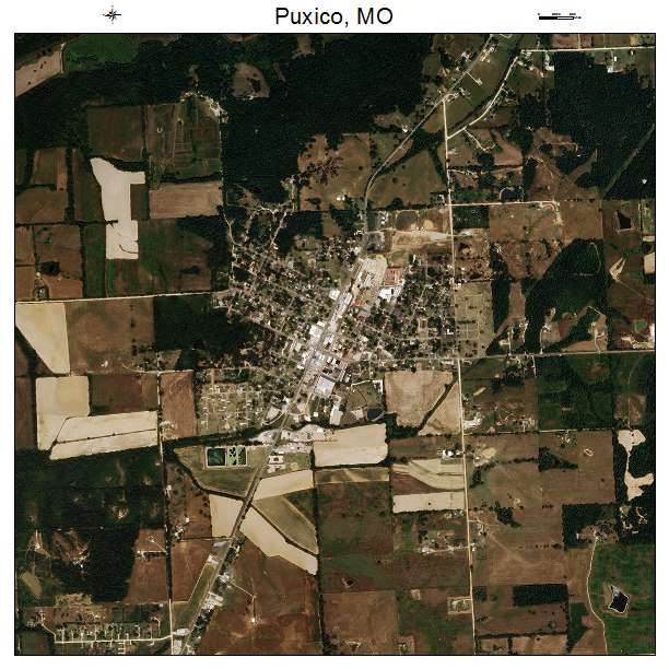 Puxico, MO air photo map