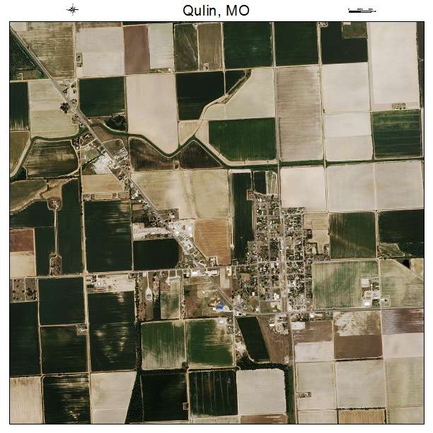 Qulin, MO air photo map