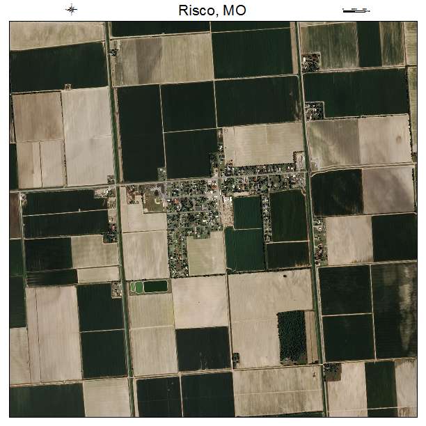 Risco, MO air photo map