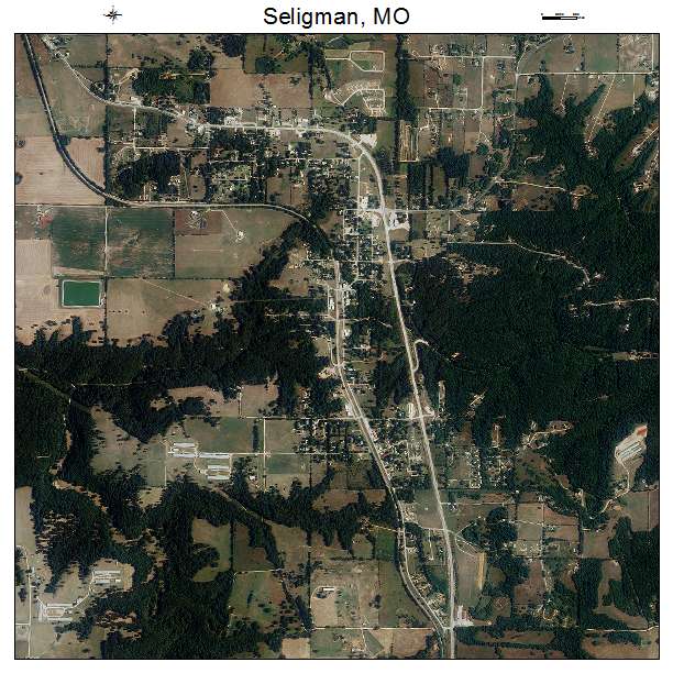 Seligman, MO air photo map