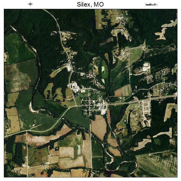 Silex, MO air photo map