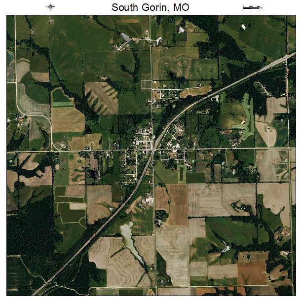 South Gorin, MO air photo map