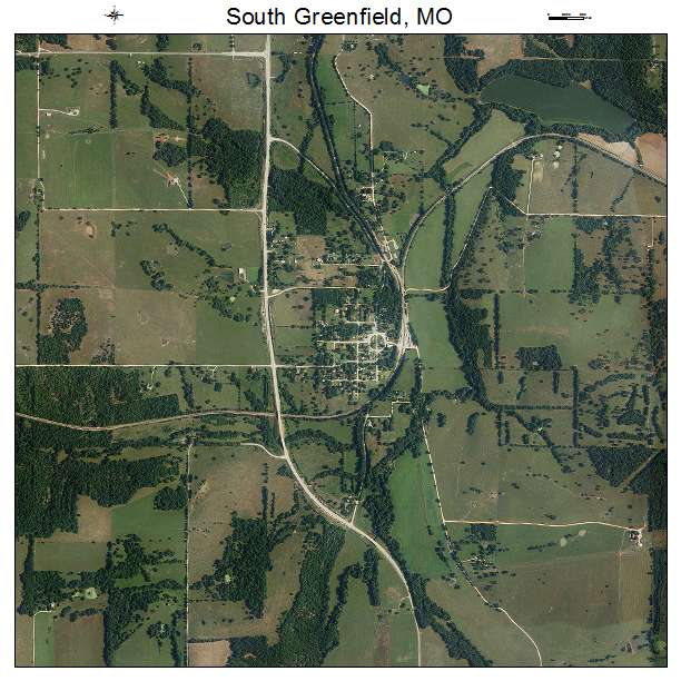 South Greenfield, MO air photo map