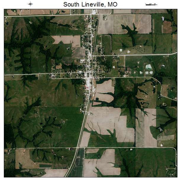 South Lineville, MO air photo map