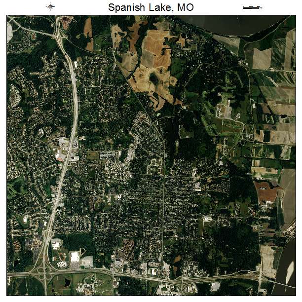 Spanish Lake, MO air photo map