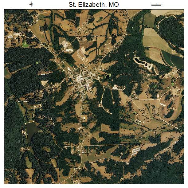St Elizabeth, MO air photo map