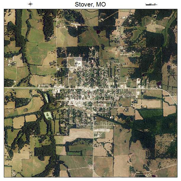 Stover, MO air photo map