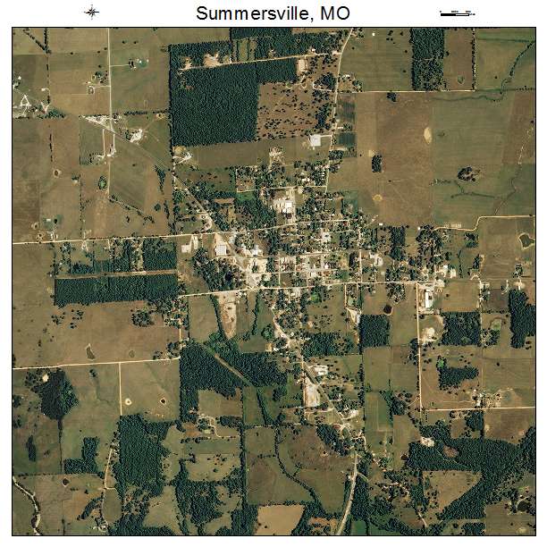 Summersville, MO air photo map